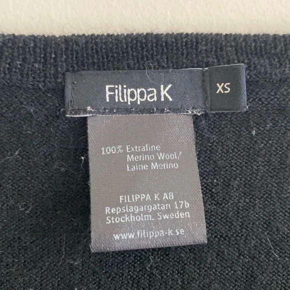 Filippa K Merino Wool V-Neck Sweater - Picture 3 of 15